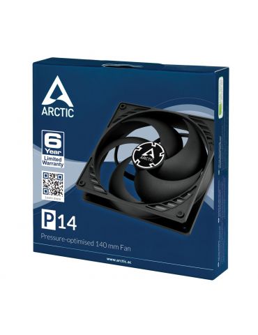 ARCTIC P14 Carcasă calculator Distracţie 14 cm Negru