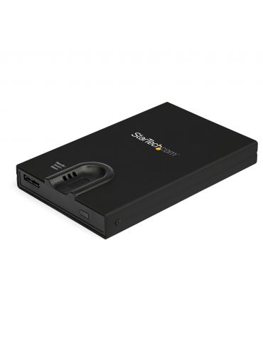 StarTech.com S251BMU3FP carcasă disc memorie Cutie protecție HDD SSD Negru 2.5"