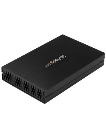 StarTech.com S251BU31315 carcasă disc memorie Cutie protecție HDD SSD Negru 2.5"