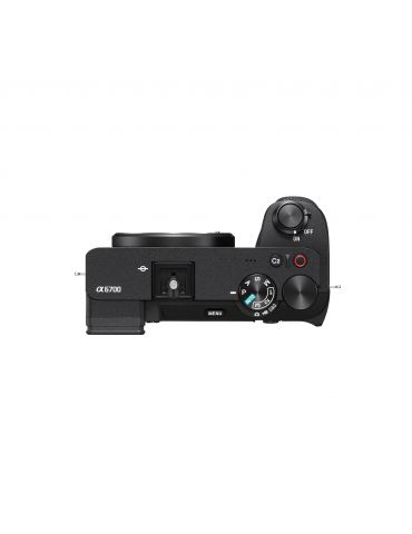 Sony α α6700 MILC aparat foto mirrorless cu obiectiv interschimbabil 27 MP Exmor R CMOS 6192 x 4128 Pixel Negru