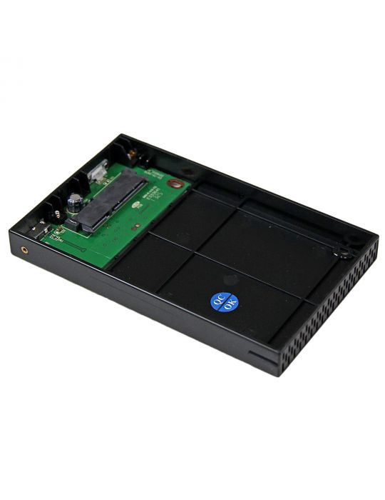 StarTech.com S2510BMU33 carcasă disc memorie Carcasă HDD Negru 2.5" Alimentare prin USB