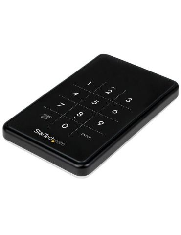 StarTech.com S2510BU33PW carcasă disc memorie Cutie protecție HDD SSD Negru 2.5"
