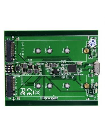 StarTech.com SM22BU31C3R carcasă disc memorie Carcasă SSD Negru M.2