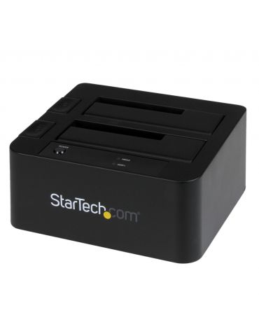 StarTech.com SDOCK2U33EB stație docking driver stocare USB 3.2 Gen 1 (3.1 Gen 1) Type-B Negru