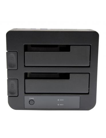 StarTech.com SDOCK2U33EB stație docking driver stocare USB 3.2 Gen 1 (3.1 Gen 1) Type-B Negru