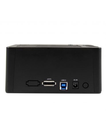 StarTech.com SDOCK2U33EB stație docking driver stocare USB 3.2 Gen 1 (3.1 Gen 1) Type-B Negru