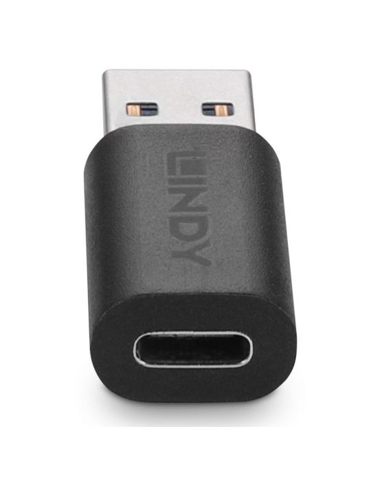 Lindy 41904 adaptor mufă cablu USB 3.2 Type A USB 3.2 Type C Negru