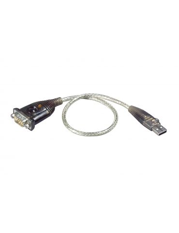 ATEN UC232A cabluri seriale Transparente 0,35 m USB Tip-A DB-9 - Tik.ro