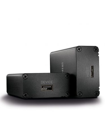 Lindy 42708 repetoare de rețea Transmițător & receptor rețea Negru - Tik.ro