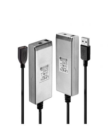 Lindy 42702 repetoare de rețea Transmițător & receptor rețea Gri - Tik.ro