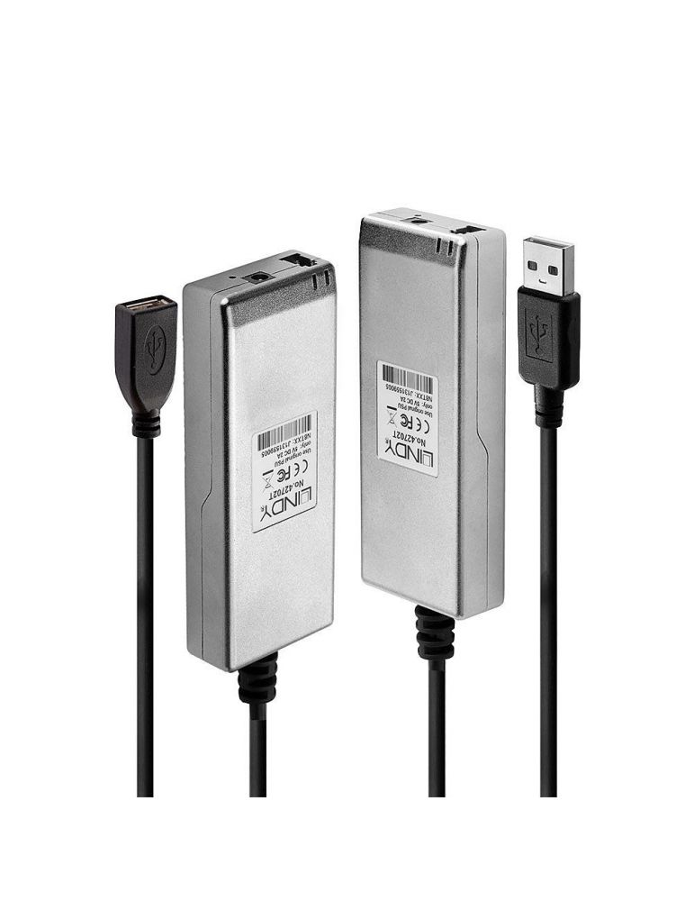 Lindy 42702 repetoare de rețea Transmițător & receptor rețea Gri