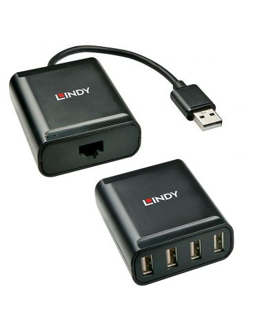 Lindy 42679 hub-uri de interfață USB 2.0 Negru - Tik.ro
