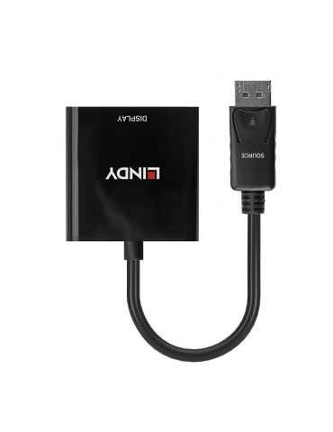 Lindy 41734 adaptor pentru cabluri video Negru