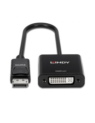 Lindy 41734 adaptor pentru cabluri video Negru