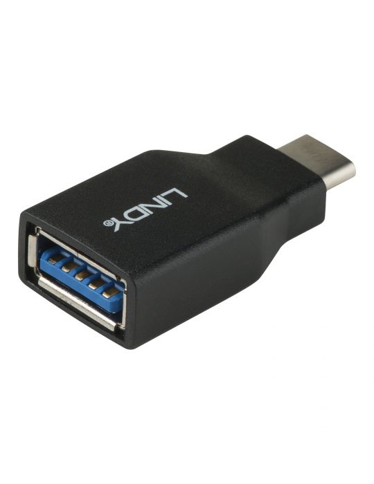 Lindy 41899 adaptor mufă cablu USB 3.1-C USB 3.1-A Negru
