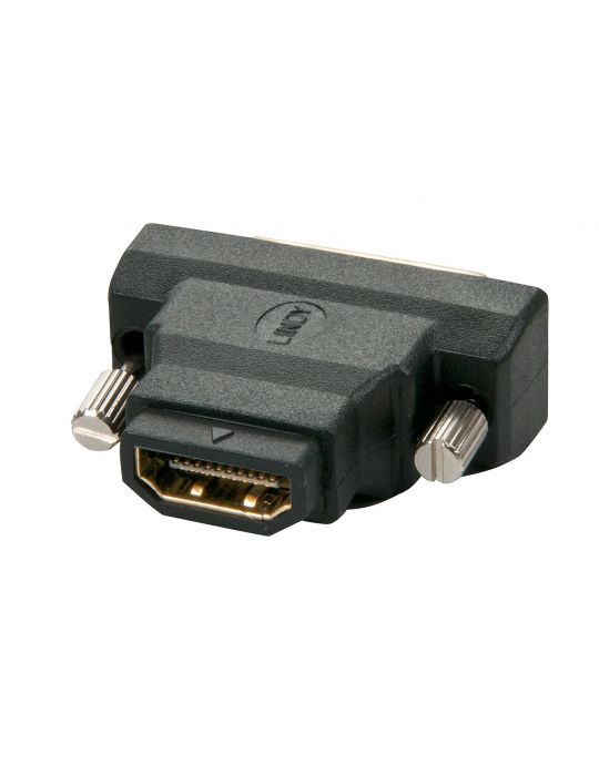Lindy 41228 adaptor mufă cablu HDMI-A FM DVI-D M Negru