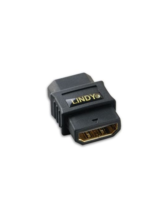 Lindy 41230 adaptor mufă cablu HDMI Negru