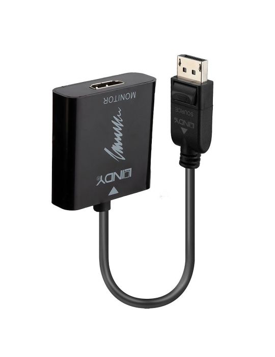 Lindy 41068 adaptor pentru cabluri video 1,5 m DisplayPort HDMI Tip A (Standard) Negru