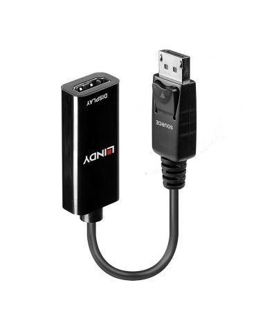 Lindy 41718 adaptor pentru cabluri video 0,15 m DisplayPort HDMI Negru - Tik.ro
