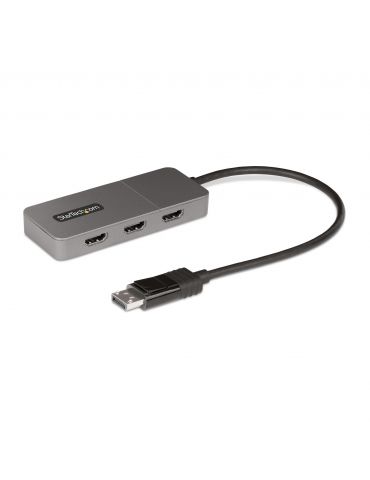 StarTech.com MST14DP123HD adaptor pentru cabluri video 0,3 m DisplayPort 3 x HDMI Gri - Tik.ro