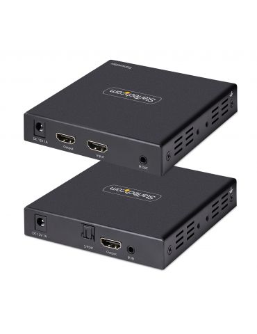 StarTech.com 4K70IC-EXTEND-HDMI repetoare audio video Emițător & receiver AV Negru