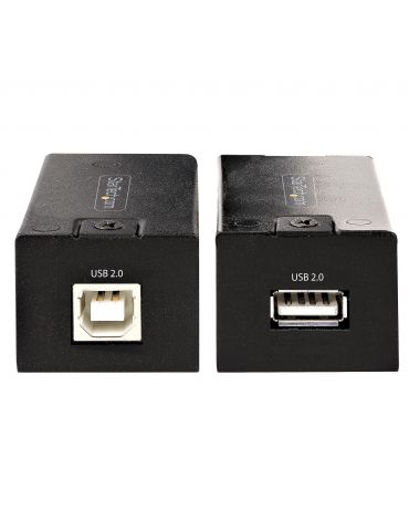 StarTech.com C15012-USB-EXTENDER dispozitiv de tip extender video Consolă emițător & receptor 480 Mbit s