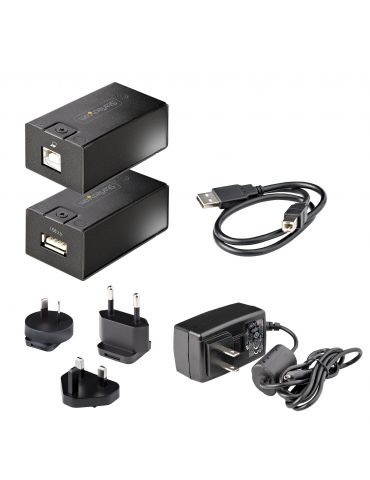 StarTech.com C15012-USB-EXTENDER dispozitiv de tip extender video Consolă emițător & receptor 480 Mbit s