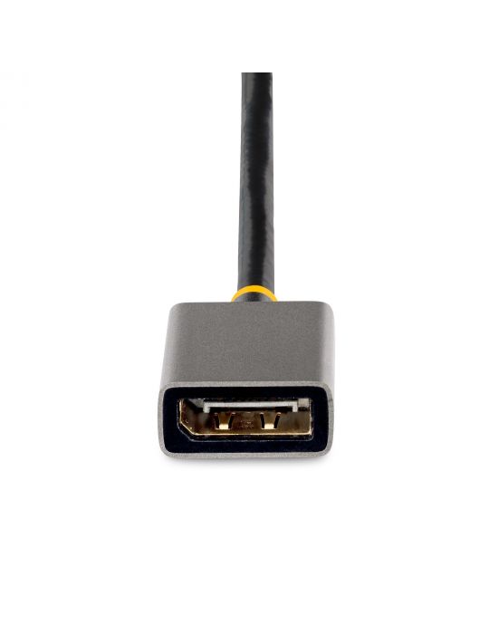 StarTech.com 128-HDMI-DISPLAYPORT adaptor pentru cabluri video 0,3 m HDMI Tip A (Standard) Negru, Gri