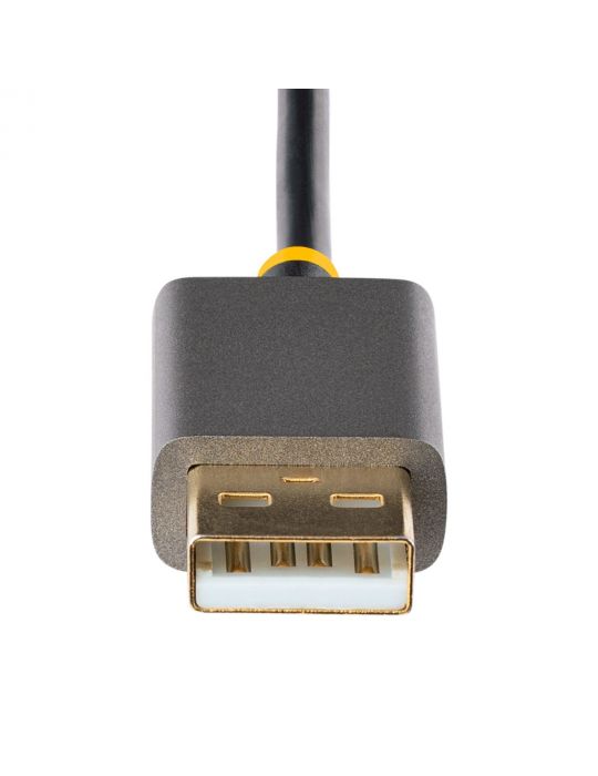 StarTech.com 128-HDMI-DISPLAYPORT adaptor pentru cabluri video 0,3 m HDMI Tip A (Standard) Negru, Gri