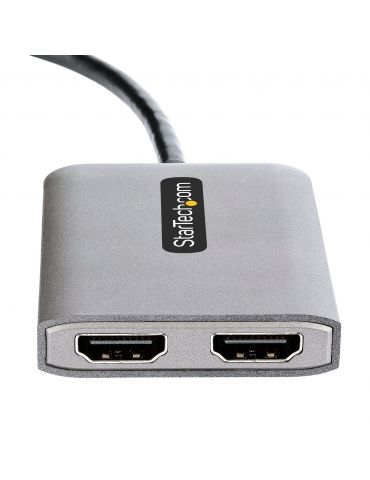 StarTech.com MST14CD122HD adaptor grafic USB 3840 x 2160 Pixel Negru, Gri