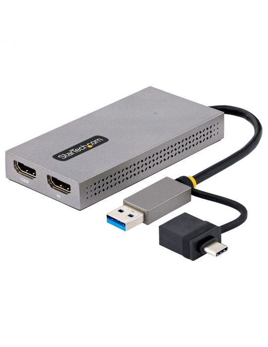 StarTech.com 107B-USB-HDMI adaptor grafic USB 3840 x 2160 Pixel Gri