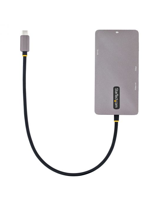 StarTech.com 120B-USBC-MULTIPORT stații de andocare și replicatoare de porturi pentru calculatoare portabile Prin cablu USB 3.2