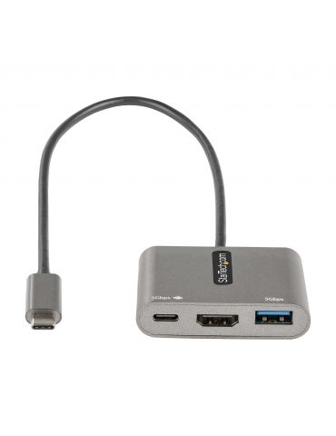 StarTech.com CDP2HDUACP2 stații de andocare și replicatoare de porturi pentru calculatoare portabile Prin cablu USB 3.2 Gen 1