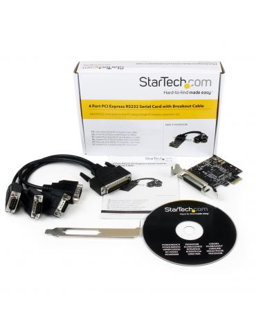 StarTech.com PEX4S553B plăci adaptoare de interfață Intern Serial