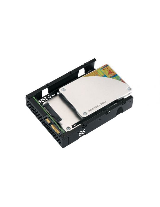 QNAP QDA-A2AR carcasă disc memorie Cutie protecție HDD SSD Negru 2.5"