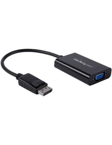 StarTech.com DP2VGAA adaptor pentru cabluri video 0,184 m Negru - Tik.ro