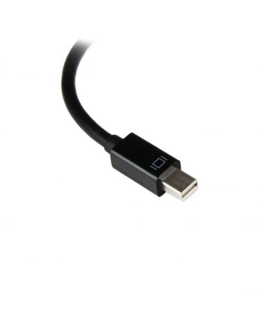 StarTech.com MDP2VGA2 adaptor pentru cabluri video 0,18 m Mini DisplayPort VGA (D-Sub) Negru