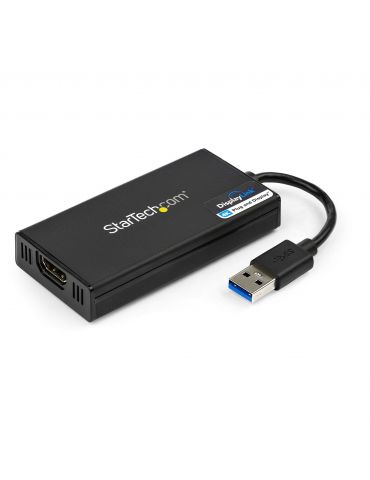 StarTech.com USB32HD4K adaptor grafic USB 3840 x 2160 Pixel Negru - Tik.ro