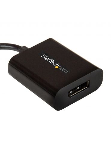 StarTech.com CDP2DP adaptor grafic USB 3840 x 2160 Pixel Negru
