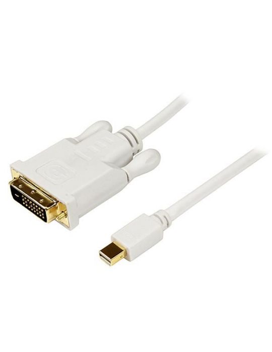 StarTech.com MDP2DVIMM3W adaptor pentru cabluri video 0,9 m mini DisplayPort DVI-D Alb