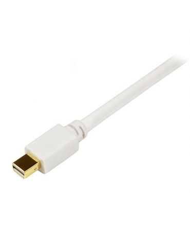 StarTech.com MDP2DVIMM3W adaptor pentru cabluri video 0,9 m mini DisplayPort DVI-D Alb