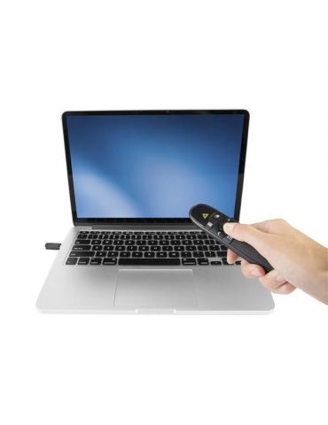 StarTech.com PRESREMOTEG prezentatori wireless Negru