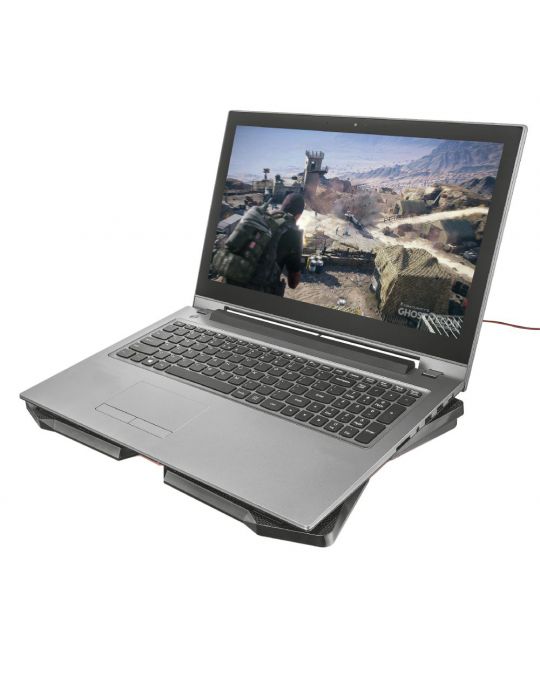 Trust GXT 278 suporturi de răcire pentru calculatoarele portabile 43,9 cm (17.3") Negru