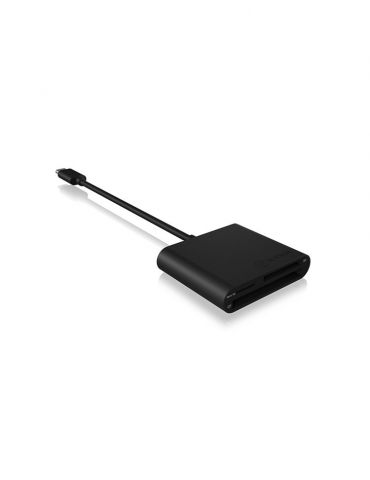 ICY BOX IB-CR301-C3 cititoare de carduri USB 3.2 Gen 1 (3.1 Gen 1) Type-C Negru