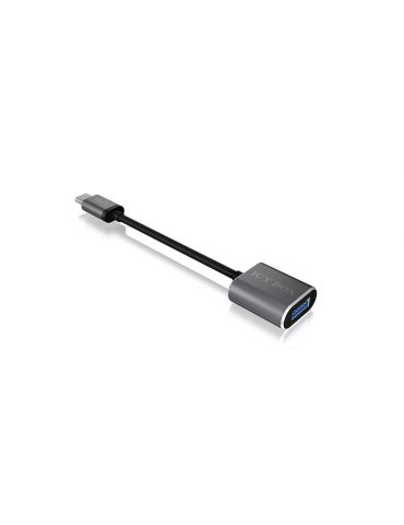 ICY BOX IB-CB010-C cabluri USB USB 3.2 Gen 1 (3.1 Gen 1) USB C USB A Antracit - Tik.ro