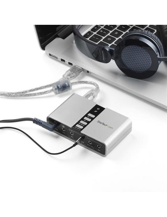 StarTech.com ICUSBAUDIO7D plăci de sunet 7.1 canale USB