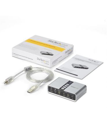StarTech.com ICUSBAUDIO7D plăci de sunet 7.1 canale USB