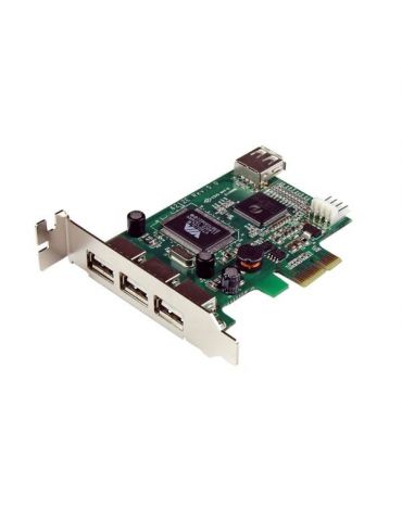 StarTech.com PEXUSB4DP plăci adaptoare de interfață Intern USB 2.0 - Tik.ro