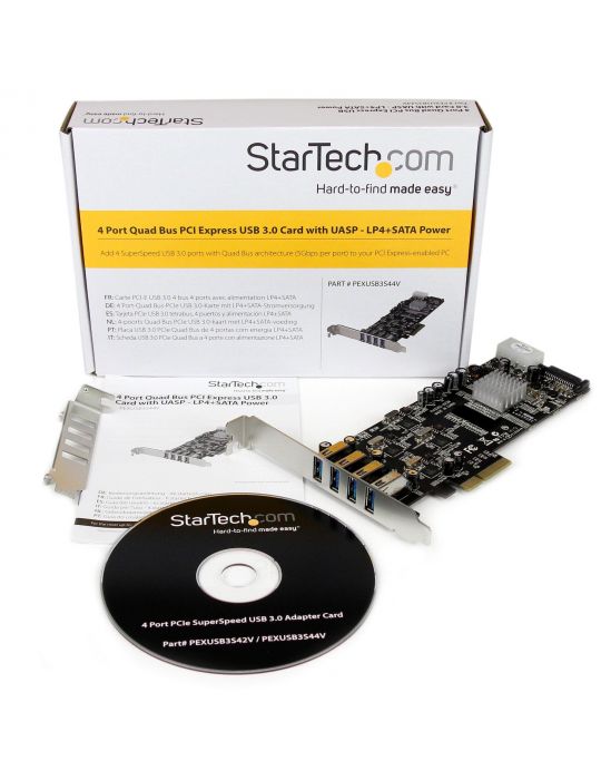 StarTech.com PEXUSB3S44V plăci adaptoare de interfață Intern USB 3.2 Gen 1 (3.1 Gen 1)