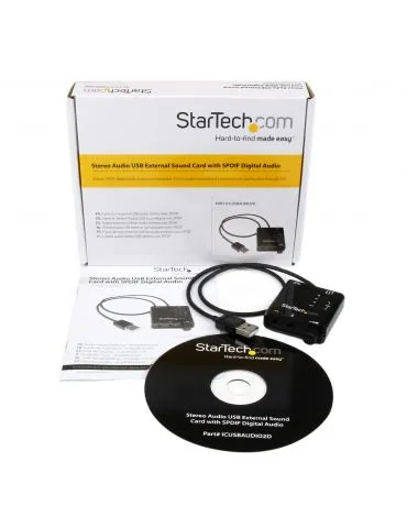 StarTech.com ICUSBAUDIO2D plăci de sunet 5.1 canale USB